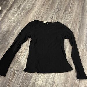 Black Long Sleeve Women's Top